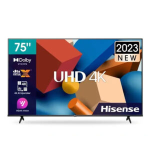 75A6K - TV LED 75'' HISENSE/4K UHD/189CM/SMART VIDAA/DOLBY VISION HDR/GAME MODE/NETFLIX-YOUTUBE-BT