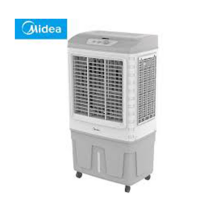 VENTILATEUR MIDEA/RAFRAICHISSEUR D'AIR/AIR COOLER/ 70L RESERV. D'EAU/ BLANC-GRIS/ 200W