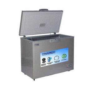 CONGELATEUR HORIZONTAL NASCO SILVER/350L/1 PORTE/1 PANIER A L'INTERIEUR/220-240V/CLE - Garantie 12 Mois