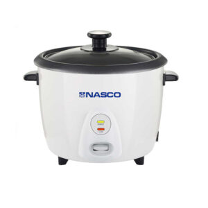 CUISEUR DE RIZ NASCO 2.8L/COUVERCLE EN VERRE/1000W/BLANC/4PCS/CT/220V/INDICATEUR LUM.