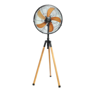 VENT_FD-40MC - VENT. NASCO 16'' TREPIED(HAUT. 40CM)/ 3 VIT./ 5 HELICES/ BOIS ET NOIR