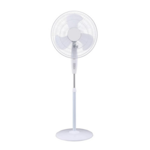 Midea Ventilateur sur pied - 18’’ - 60W - 230V - VENT_FS45-3D_1A - Blanc - Garantie 2 Mois