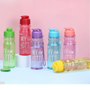 bouteille d'eau portable en PET pour le sport