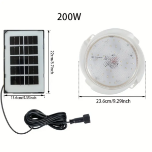 Plafonnier LED solaire 1 pièce 200W - 300W