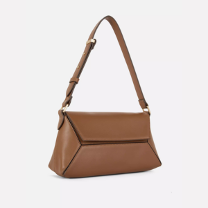 Sac à bandoulière, rabat et motif géométrique The Edit