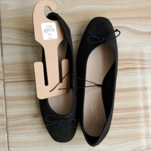 Ballerines à bout renforcé contrastant