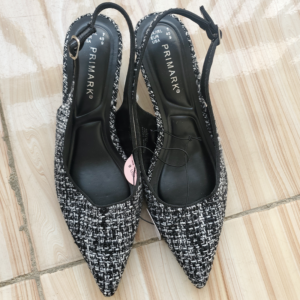 Escarpins à talons ouverts et strass Rita Ora